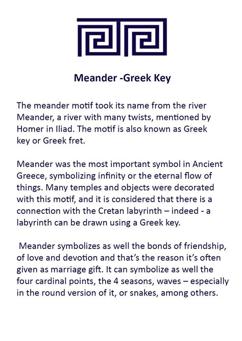 greek key symbol meaning